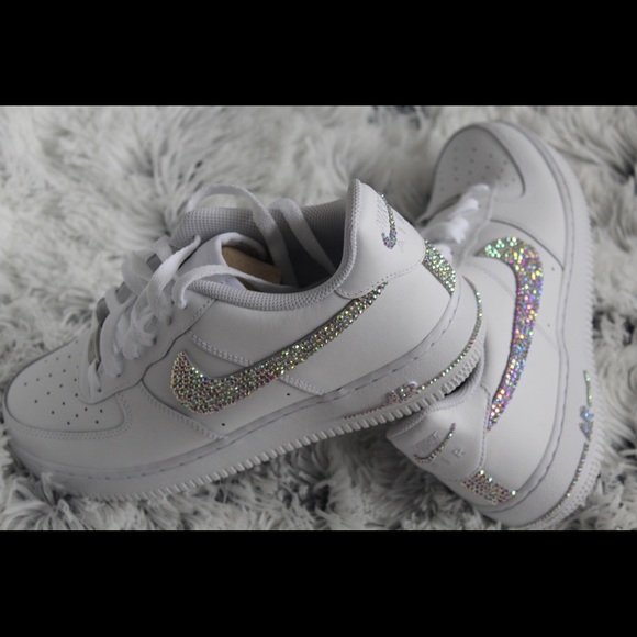 Nike Other - Custom Rhinestone Air Force 1s